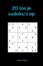 Omslag van ZO los je sudoku's op