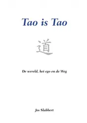 Omslag van Tao is Tao