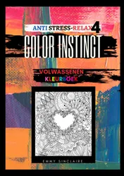 Omslag van Volwassenen kleurboek Color Instinct 4 : Anti Stress Relax Harten