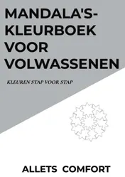 Omslag van Mandala's-kleurboek voor volwassenen-Kleuren stap voor stap-A5 Mini- Allets Comfort