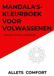 Omslag van Mandala's-kleurboek voor volwassenen-Kleuren extra makkelijk-A5 Mini- Allets Comfort