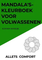 Omslag van Mandala's-kleurboek voor volwassenen-Kleuren moeilijk-A5 Mini- Allets Comfort