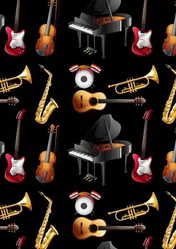 Omslag van Gitaarakkoorden- Gitaartabs Notenschrift- Bladmuziek (A4) Colorful Instrument- Allets Comfort