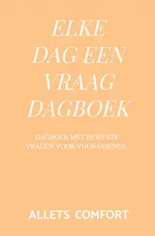 Omslag van Elke dag een vraag dagboek