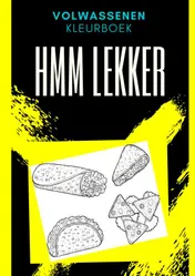 Omslag van Volwassenen kleurboek : Hmm Lekker
