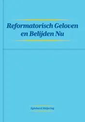 Omslag van Reformatisch Geloven en Belijden Nu