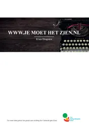 Omslag van Je moet het zien