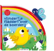 Omslag van Vlindertje fladdert over de boerderij