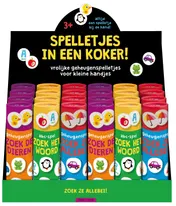Omslag van Display Spelletjes in kokers - 3T x 8 ex.