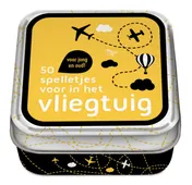 Omslag van 50 spelletjes voor in het vliegtuig