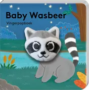 Omslag van Vingerpopboekje Baby wasbeer