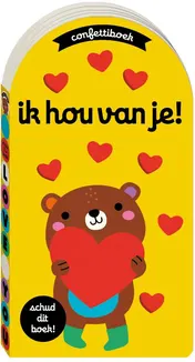 Omslag van Confetti boeken - Ik hou van je!