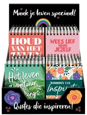 Omslag van Happy Books cadeauboek in display - 4T x 4 ex.