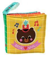 Omslag van Knisperboekje vol liefde - Beer houdt van muziek