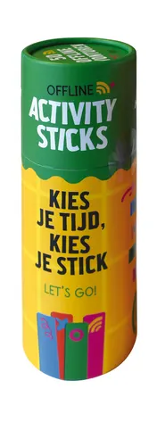 Omslag van 50 activity sticks - 50 offline avonturen
