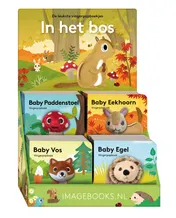 Omslag van Display Vingerpopboekjes In het bos - 4 x 4 ex.