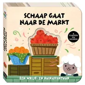 Omslag van Een wrijf- en ruikavontuur - Schaap gaat naar de markt