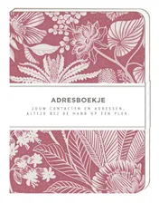 Omslag van Adresboekje - Tropical Pink