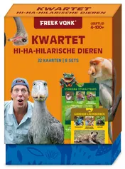 Omslag van Freek Vonk Dierenkwartet - Grappige dieren