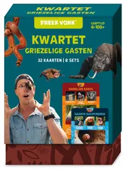 Omslag van Freek Vonk Dierenkwartet - Griezelige dieren