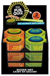 Omslag van Display Pubquiz met buzzer 2 x 6 ex.