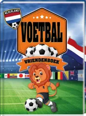 Omslag van Vriendenboek - voetbal oranje