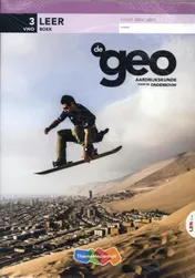 Omslag van De Geo LRN-line online in Learnbeat + boek 3 vwo