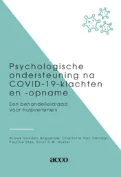 Omslag van Psychologische ondersteuning na Covid-19-klachten en opname