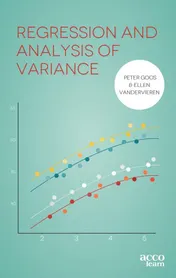 Omslag van Regression and Analysis of Variance