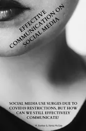 Omslag van Effective communication on social media