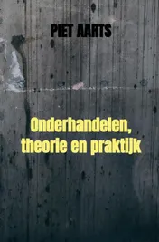 Omslag van Onderhandelen, theorie en praktijk