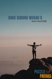 Omslag van 300x SUDOKU NIVEAU 5