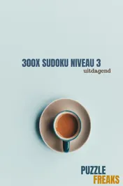 Omslag van 300x SUDOKU NIVEAU 3