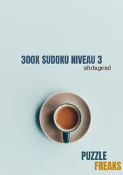 Omslag van 300x SUDOKU NIVEAU 3