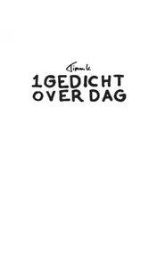 Omslag van 1 GEDICHT OVER DAG