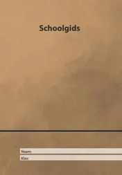 Omslag van Schoolgids