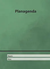 Omslag van planagenda