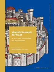 Omslag van Mentale Konzepte der Stadt in Bild- und Textmedien der Vormoderne