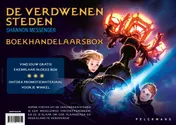 Omslag van De verdwenen steden Boekhandelaarsbox (4 boeken, 1 gratis leesexemplaar en promomateriaal)