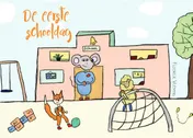 Omslag van De eerste schooldag