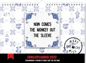 Omslag van Make That The Cat Wise familieplanner- 2022