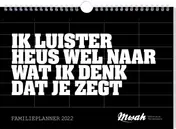 Omslag van Mwah familieplanner - 2022