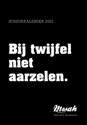 Omslag van Mwah. Bij twijfel niet aarzelen. 2022