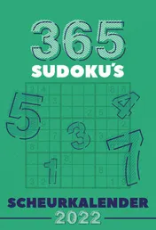 Omslag van 365 Sudoku scheurkalender - 2022
