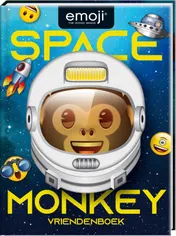 Omslag van Vriendenboek - Emoji Space Monkey