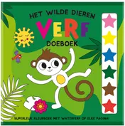 Omslag van Verf Doeboek - Wilde Dieren