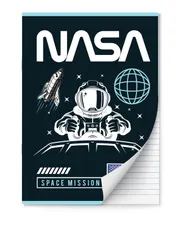 Omslag van NASA Space Mission - Schrift A4 Lijn 22-23 set van 5 - (2 ex.)