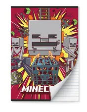 Omslag van Minecraft - Schrift A4 Lijn 22-23 set van 5 - (2 ex.)