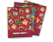 Omslag van Minecraft - Schrift A5 Lijn - set van 5 (3 ex- 2 designs) - 22-23