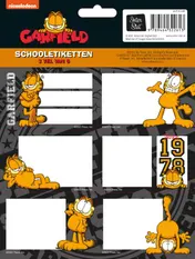 Omslag van Garfield - Etiketten - set van 10 - (3 vellen van 6) 22-23
